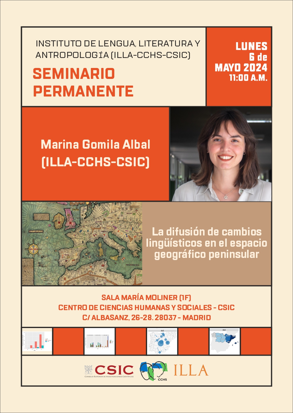 Seminario permanente del ILLA: "La difusión de cambios lingüísticos en el espacio geográfico peninsular"