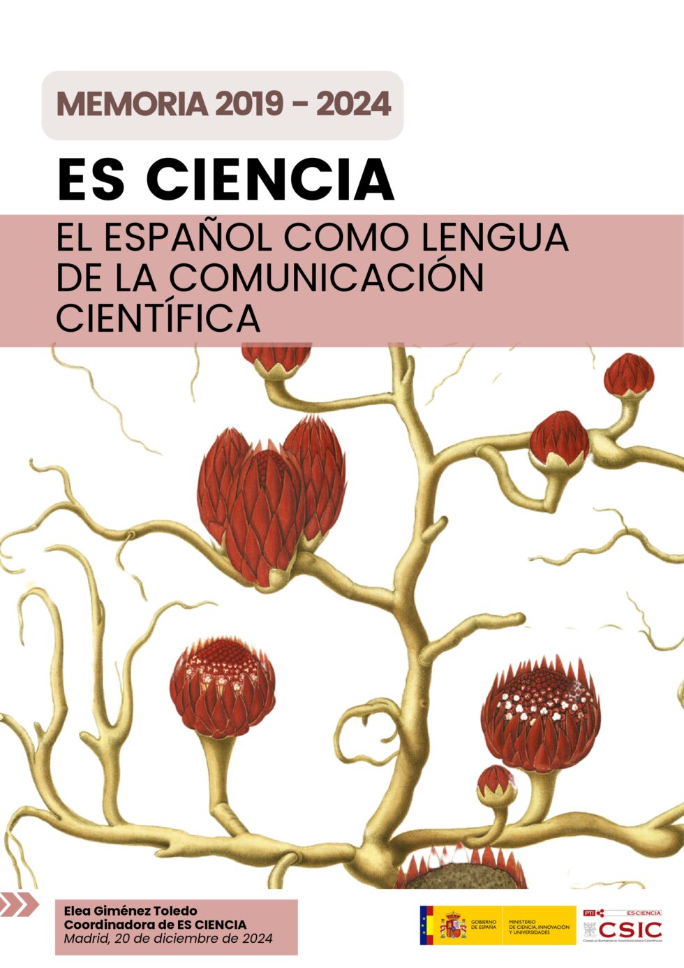 Memoria final de la PTI ES CIENCIA: cinco años promoviendo el español como lengua de ciencia 