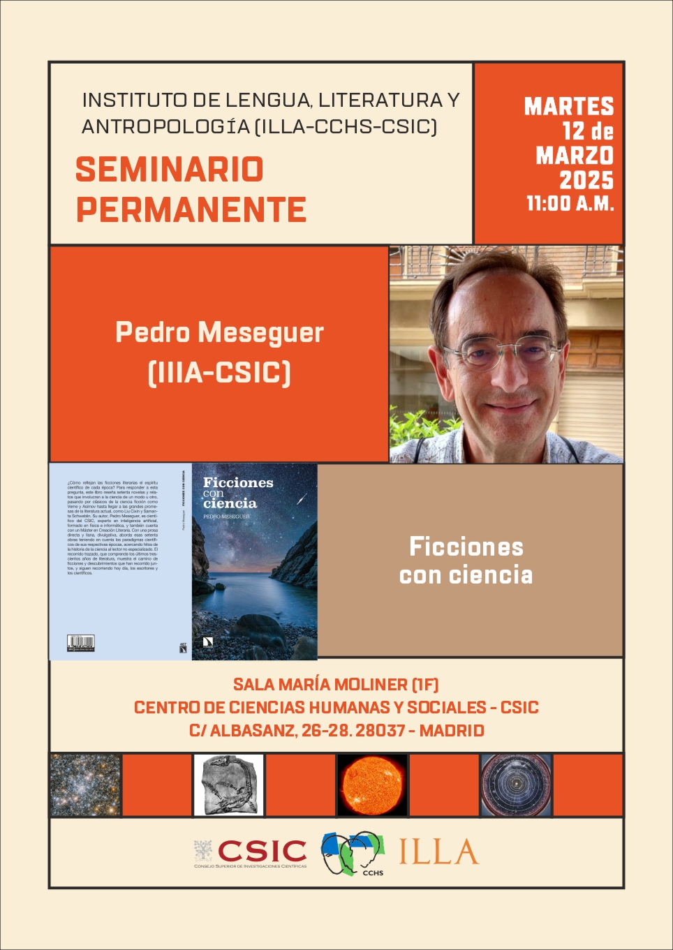 Seminario permanente del ILLA: "Ficciones con ciencia" 