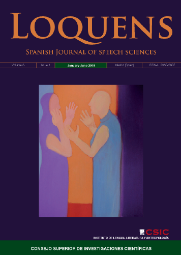 "Loquens", revista digital del Laboratorio de Fonética del ILLA, publica el Vol. 4, nº 1 de 2017 Portada de la revista