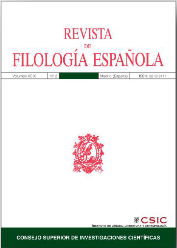 La 'Revista de Filología Española' publica un nuevo número con nuevos contenidos ya disponibles.