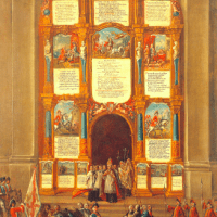 Datos para la investigación de la iconografía del arco para la entrada del virrey de las Amarillas en Puebla (1755)