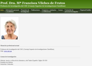 Página personal de Francisca Vilches