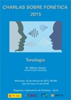 Charlas sobre Fonética 2015: "Tonología"