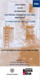 Curso europeo online de Gestión del patrimonio cultural inmaterial: La etnología de Castilla y León (6ª ed.)