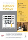 Curso de Posgrado Oficial en "Estudios Fónicos"