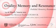 Conferencia "Oralidad: memoria y resonancia"