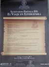 Seminario Poética III. "El viaje en literatura"